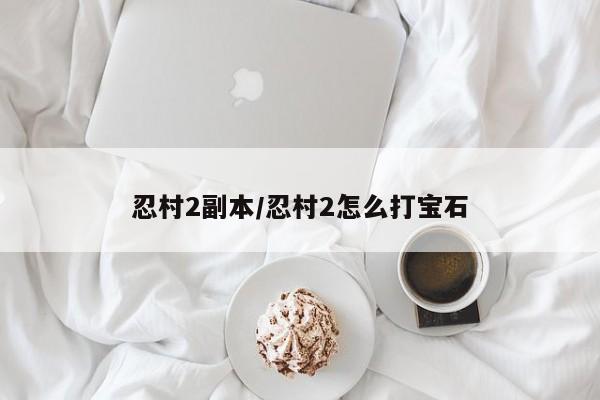 忍村2副本/忍村2怎么打宝石